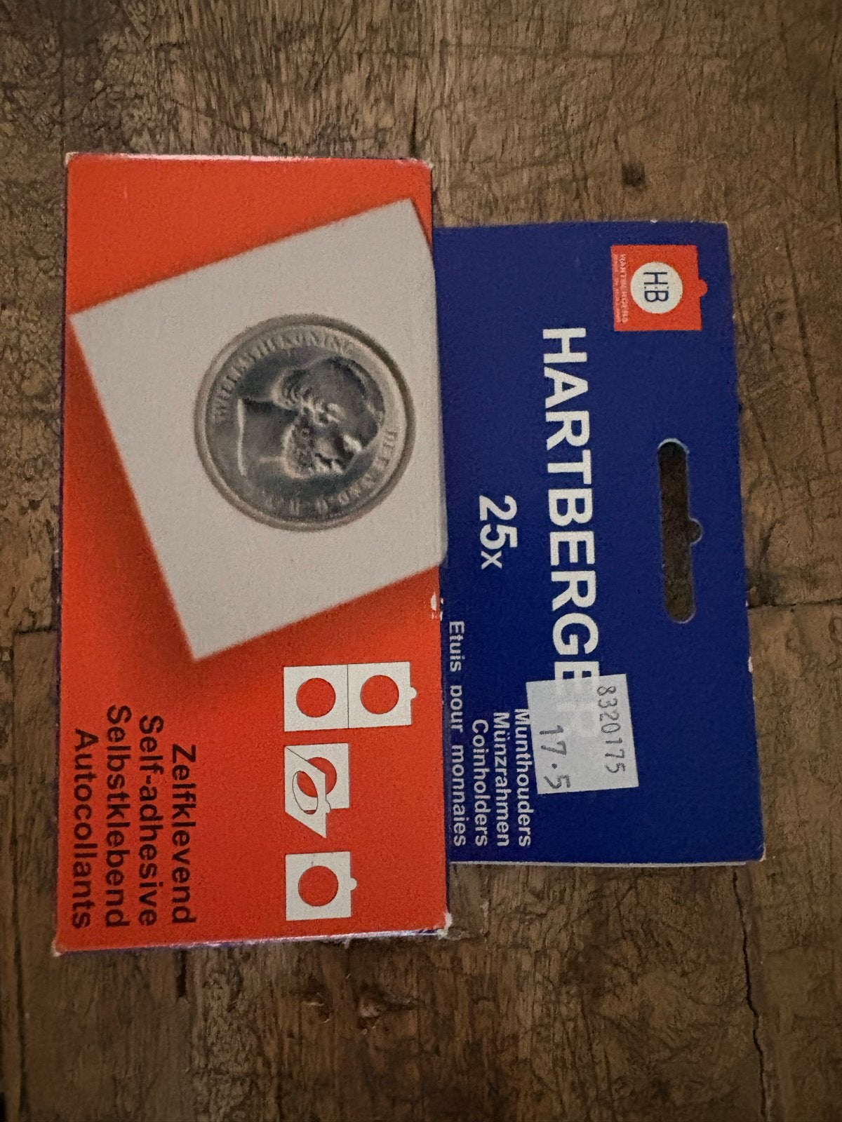 Hartberger Munthouders - Zelfklevend - Diverse maten, Postzegels en Munten, Ophalen of Verzenden, Verzamelmap