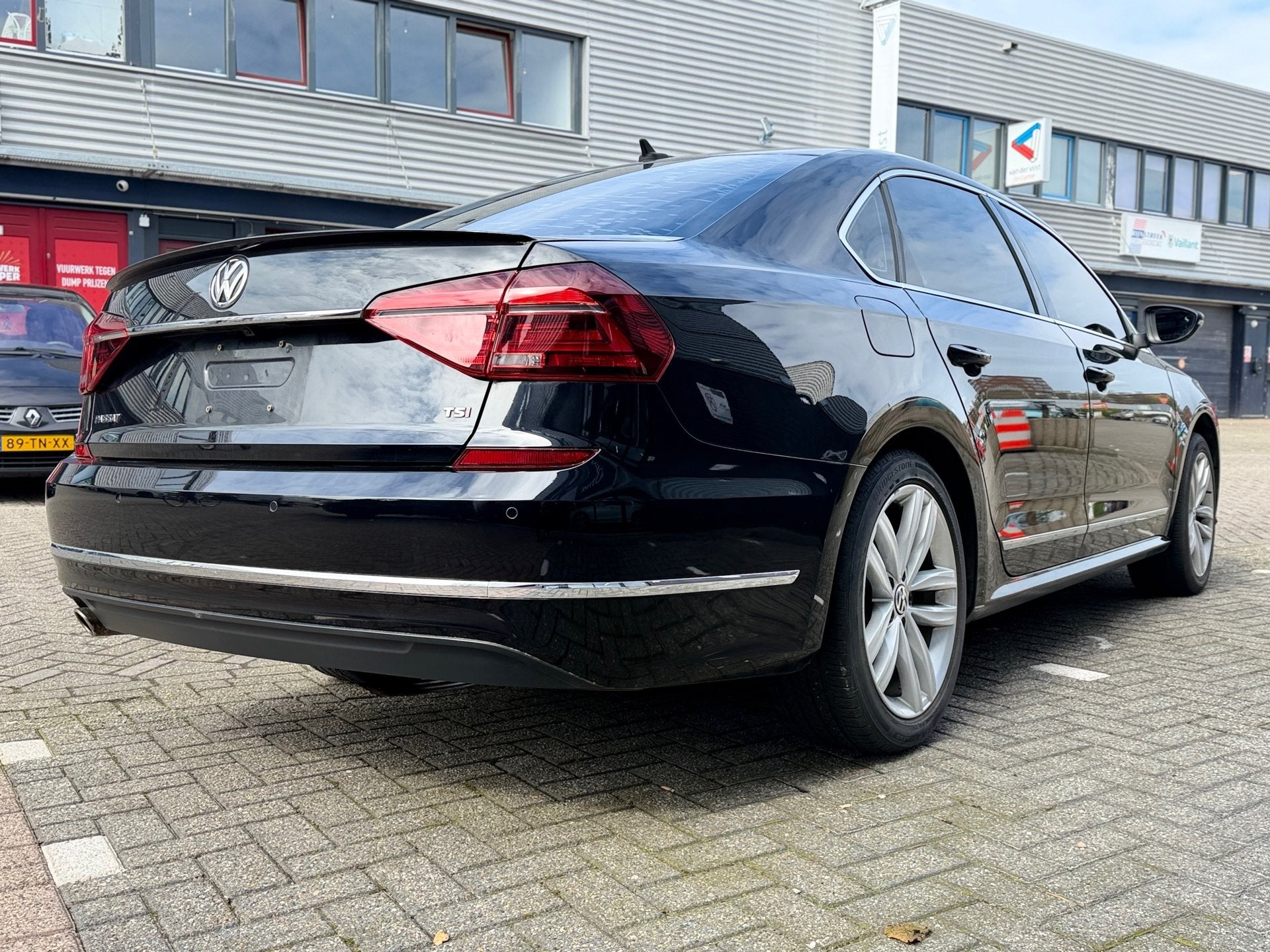 Volkswagen Passat 2.0 TSI Highline 4-deurs automaat,Schuifka, Auto's, 1998 cc, Gebruikt, Zwart, 4 cilinders