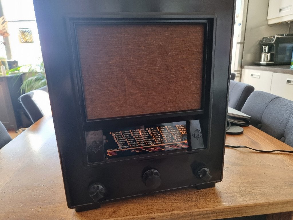 antieke radio Telefunken W235WL werkend optie bluetooth, Ophalen of Verzenden