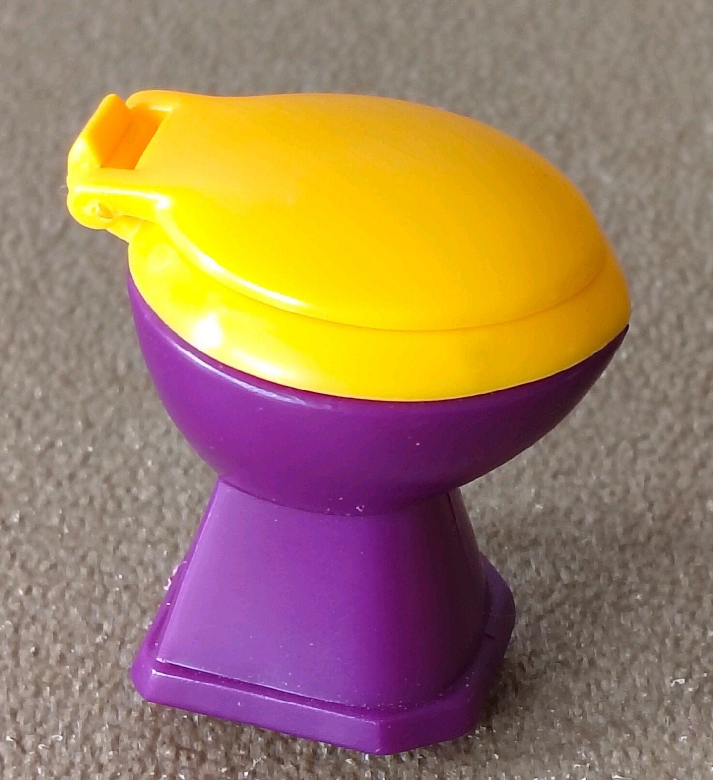 Miniatuur Speelgoed Toilet met Katje - Verrassing in wc, Verzenden, Zo goed als nieuw