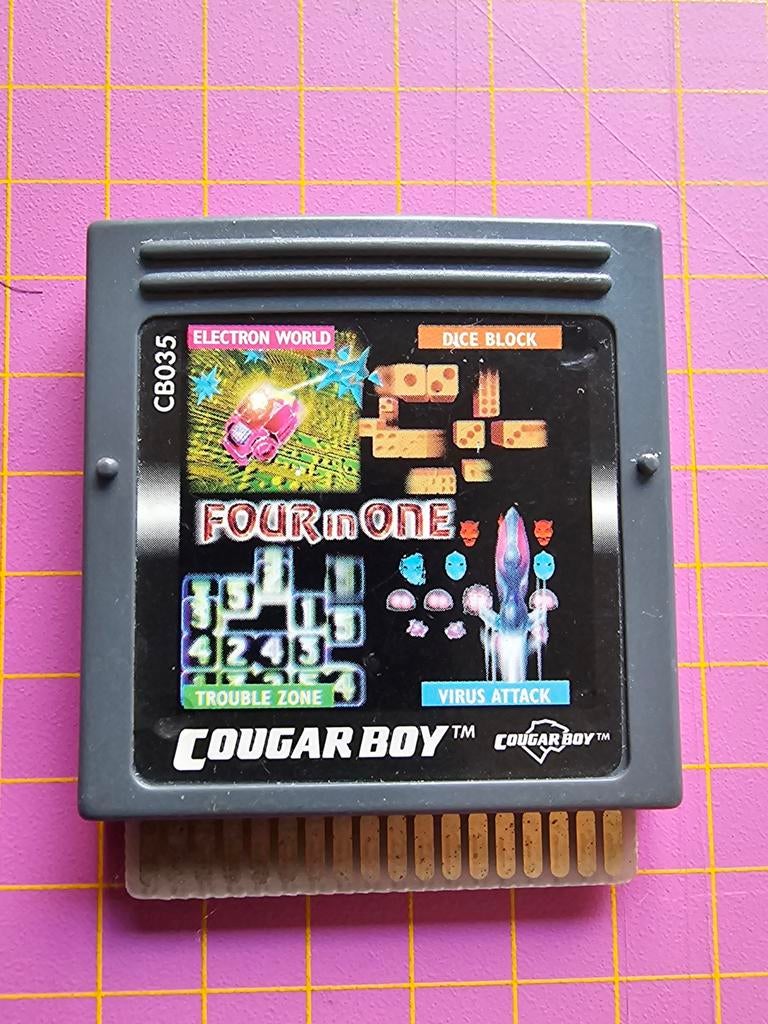 Cougar Boy Four in One Game Cartridge, Gebruikt, Overige genres, 1 speler, Ophalen of Verzenden
