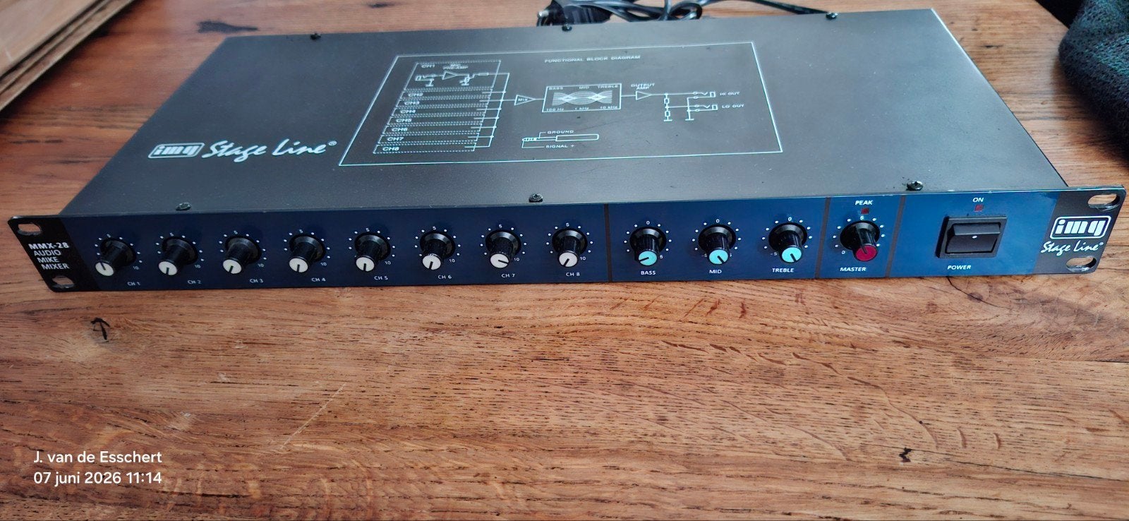 Microfoonversterker, Muziek en Instrumenten, Mengpanelen, Ophalen of Verzenden