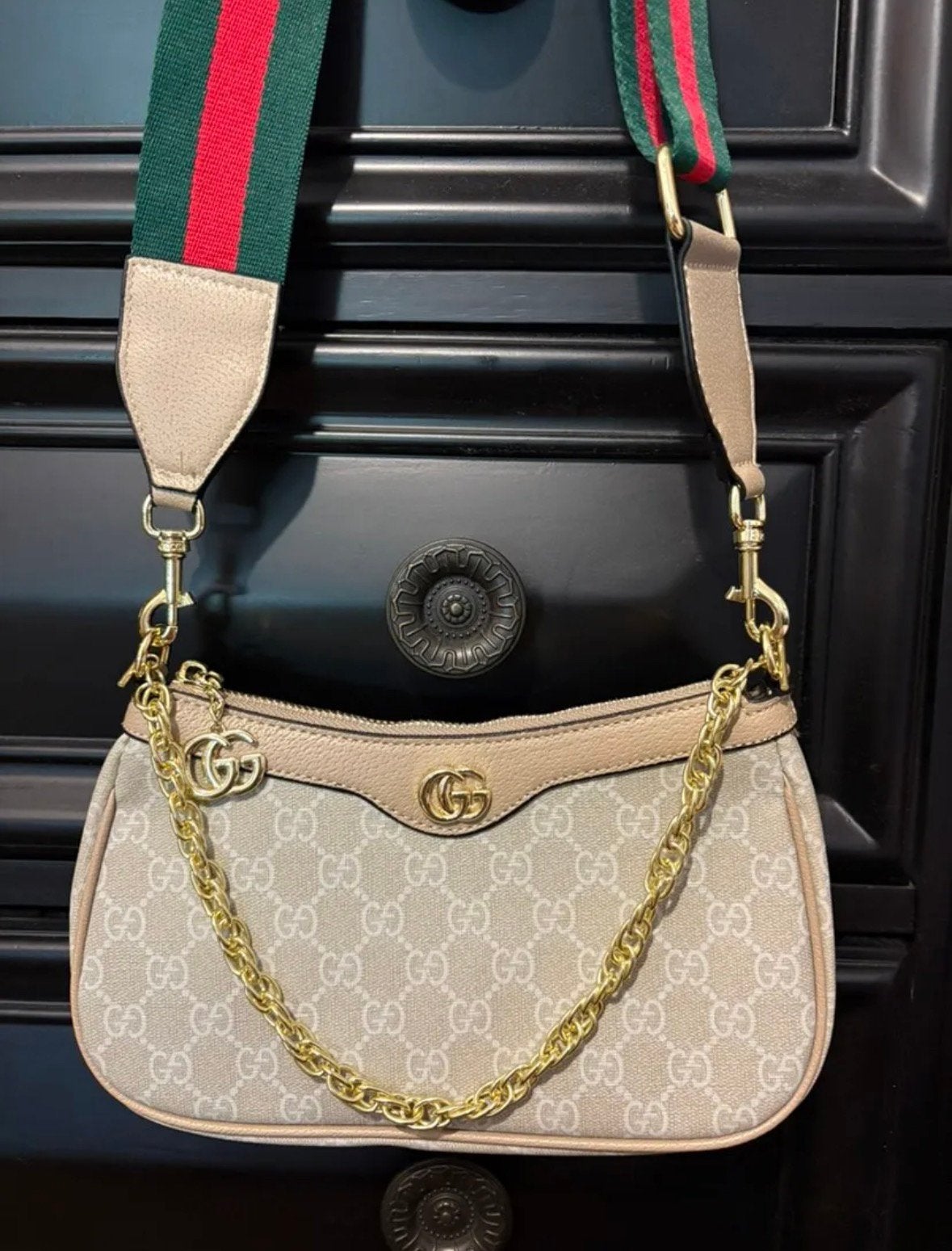 Beige Gucci ophidia tas nieuw in doos, Ophalen, Nieuw, Beige, Schoudertasje