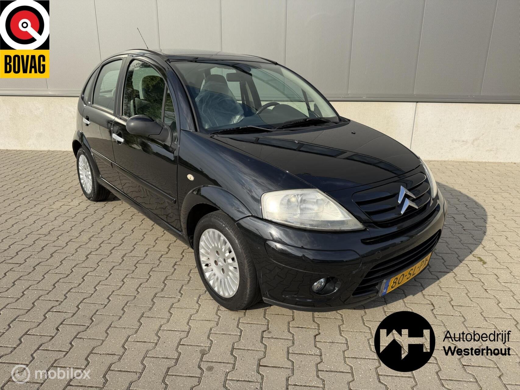 Citroen C3 1.4i-16V Exclusive|PANODAK|AUTOMAAT|AIRCO|CRUISE, Auto's, 1160 kg, 4 cilinders, Zwart, Origineel Nederlands