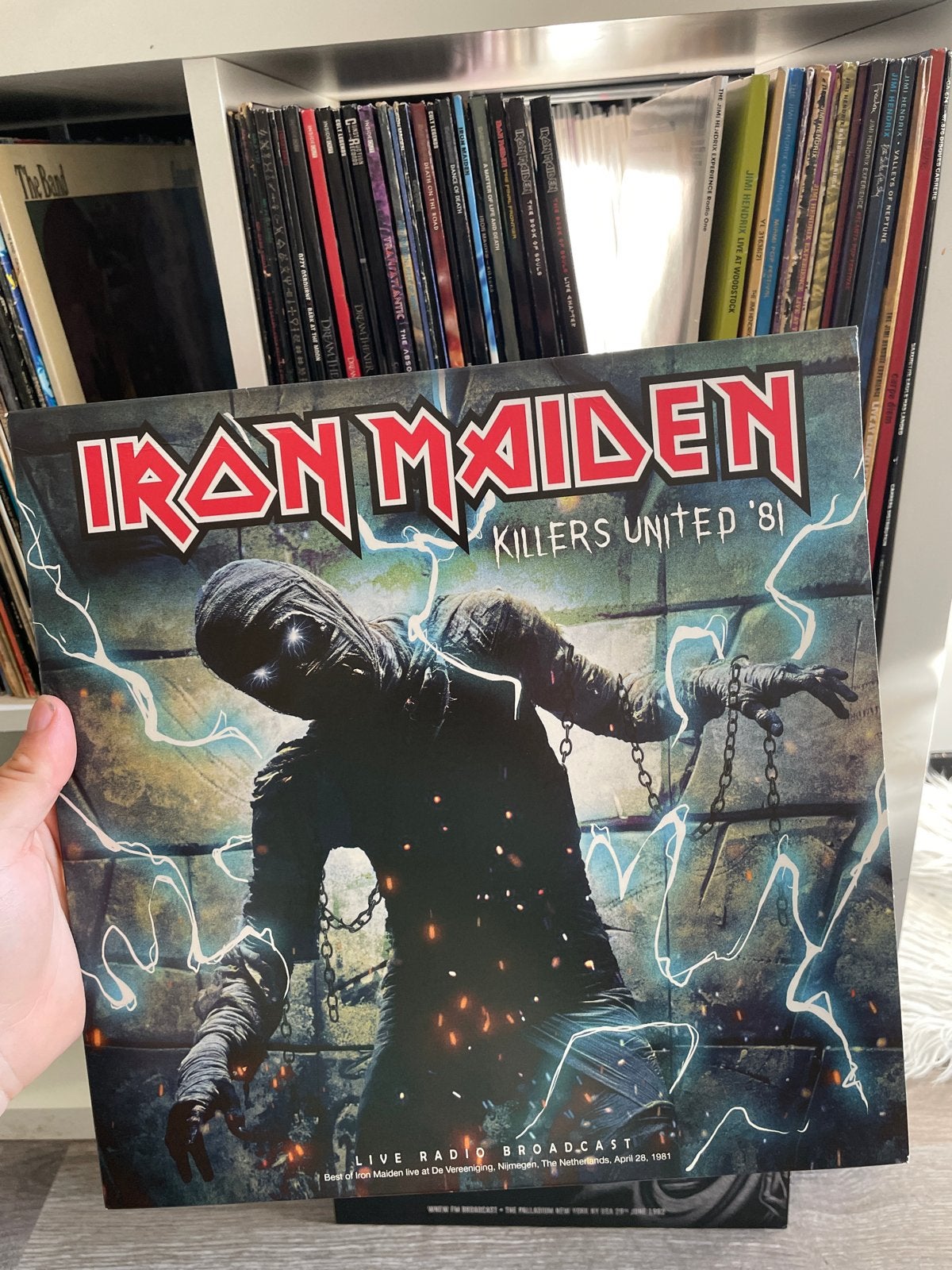 Iron Maiden - Killers United '81 Live Radio Broadcast LP, LP, Hard Rock, Ophalen of Verzenden, Zo goed als nieuw