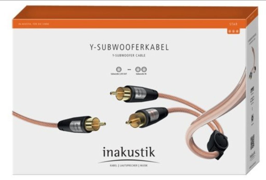 Diverse kwaliteits SUBWOOFER KABELS van Inakustik, Ophalen of Verzenden, Nieuw, 2 tot 5 meter, Interlink-kabel