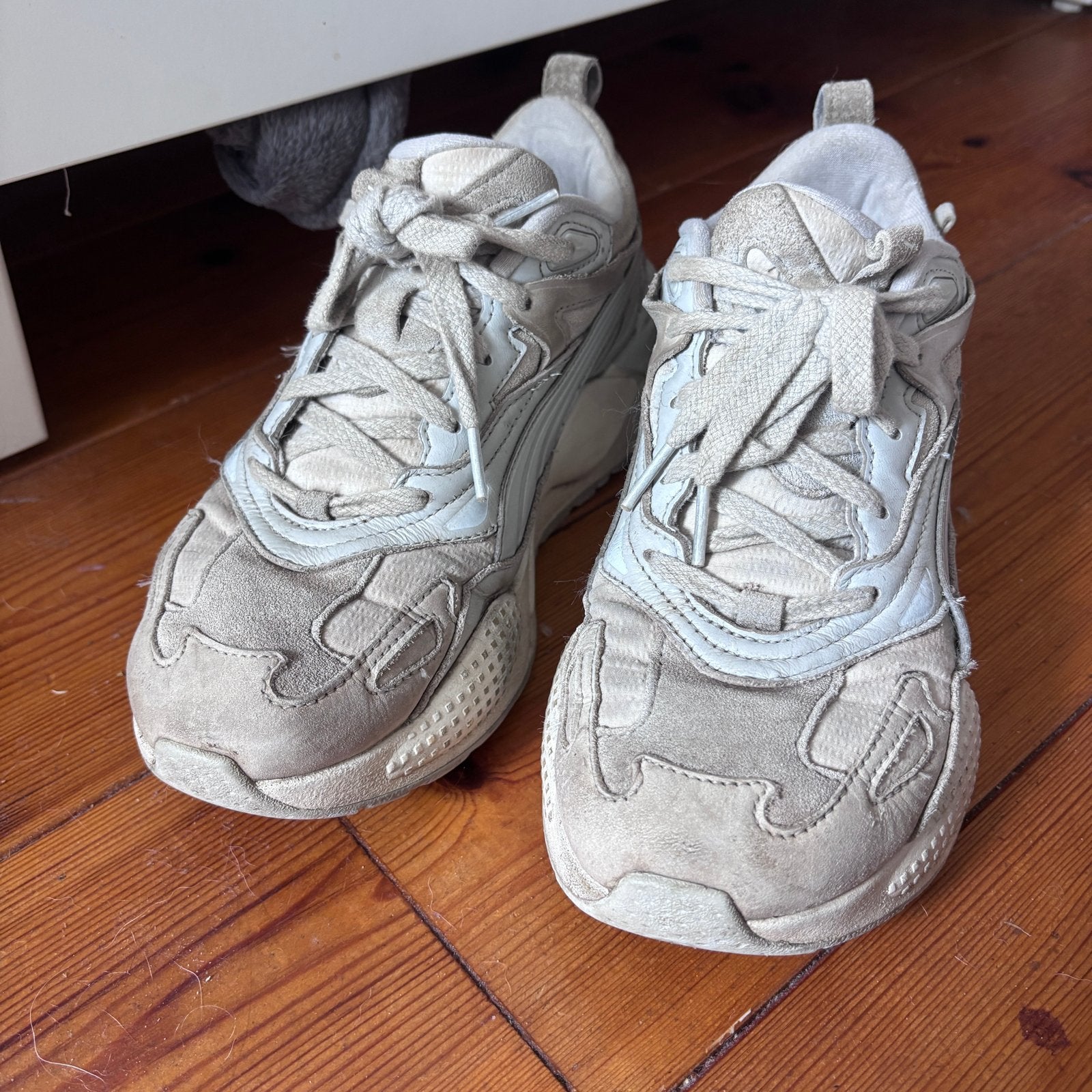 Dames Puma RS-X sneakers maat 39 - stevig, Ophalen of Verzenden, Gedragen, Grijs, Sneakers of Gympen