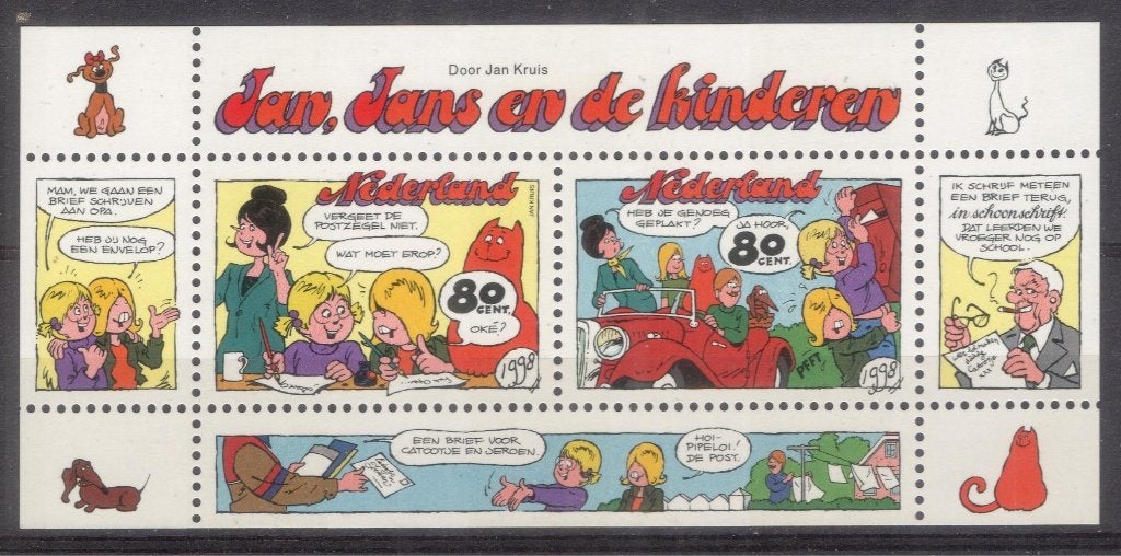 Blok (79) - Jan, Jans en de kinderen - Jan Kruis - postfris, Postzegels en Munten, Verzenden, Na 1940, Postfris