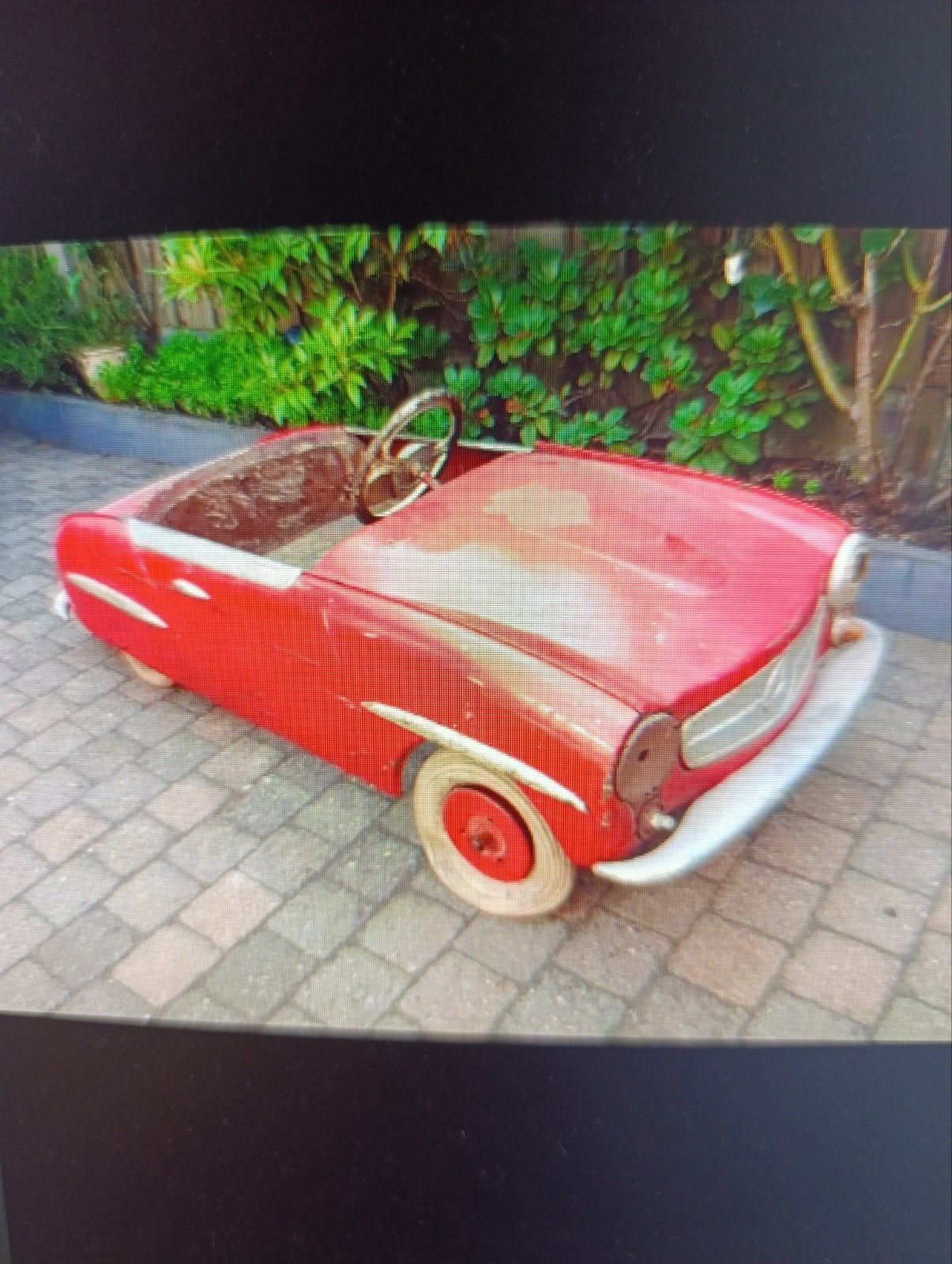 Zeldzame Ferbedo Mercedes 190SL Trapauto (ca. 1956), Antiek en Kunst, Ophalen