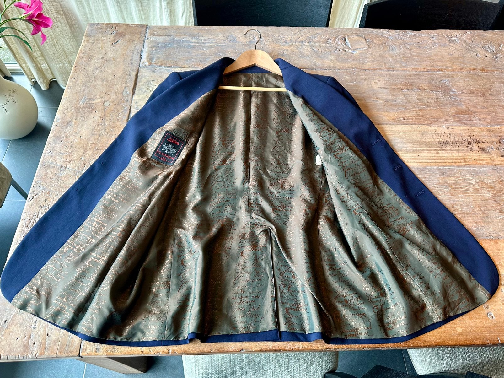 JPG Jean Paul Gaultier Classique Paris blazer jasje maat 44, Kleding | Dames, Overige typen, Blauw, Maat 42/44 (L), Ophalen of Verzenden