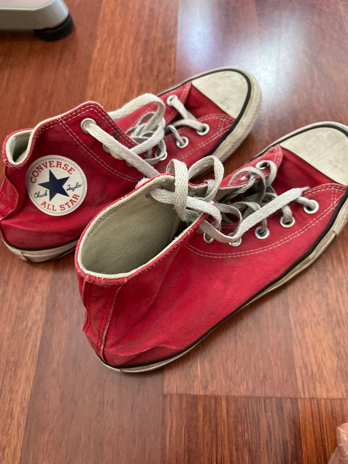 Converse All Star High Top Sneakers Rood - Maat 39, Ophalen of Verzenden, Gedragen, Rood, Sneakers of Gympen