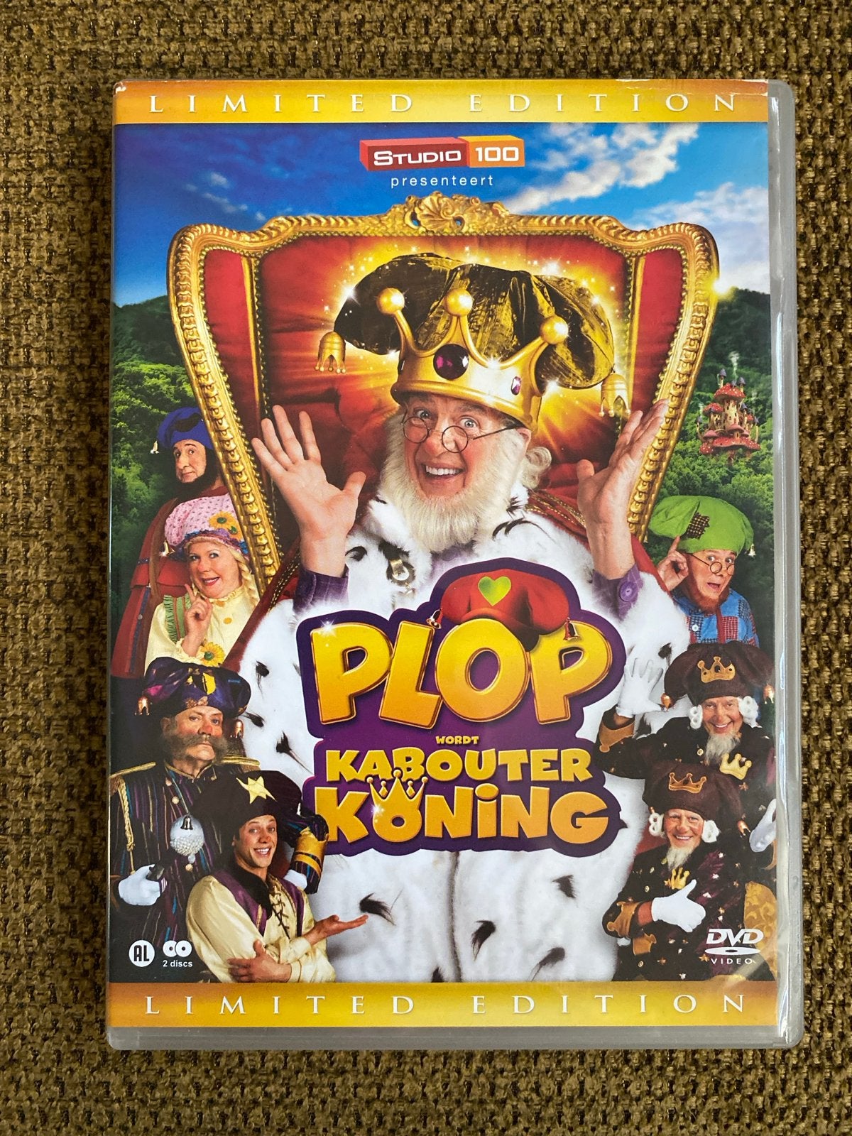 Kabouter Plop: Plop Wordt Kabouterkoning (Limited Edition), Bonusmateriaal, Alle leeftijden, Zo goed als nieuw, Familie