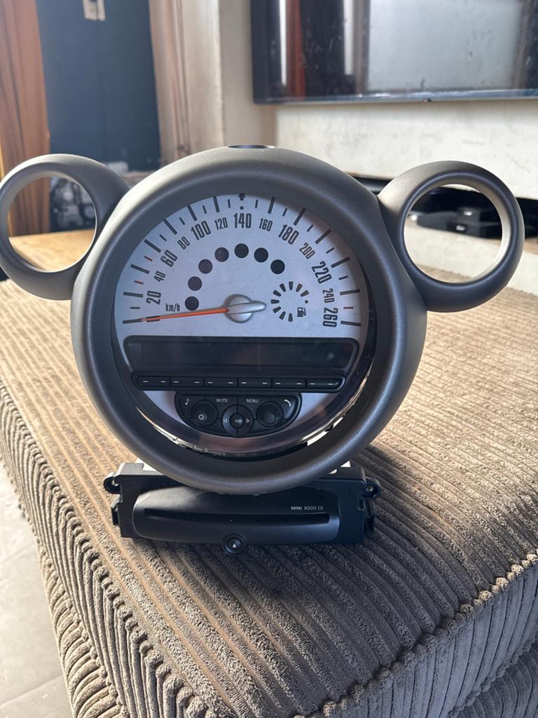 Mini Cooper S Countryman R60 snelheidsmeter en radio, Auto diversen, Ophalen of Verzenden, Gebruikt