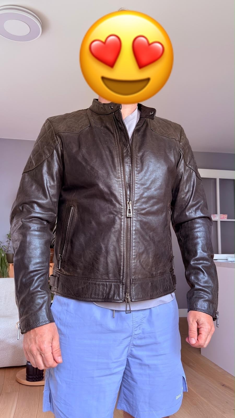 Belstaff The Outlaw Leren Jas - Maat 54 (L), Ophalen of Verzenden, Zo goed als nieuw, Maat 52/54 (L), Bruin