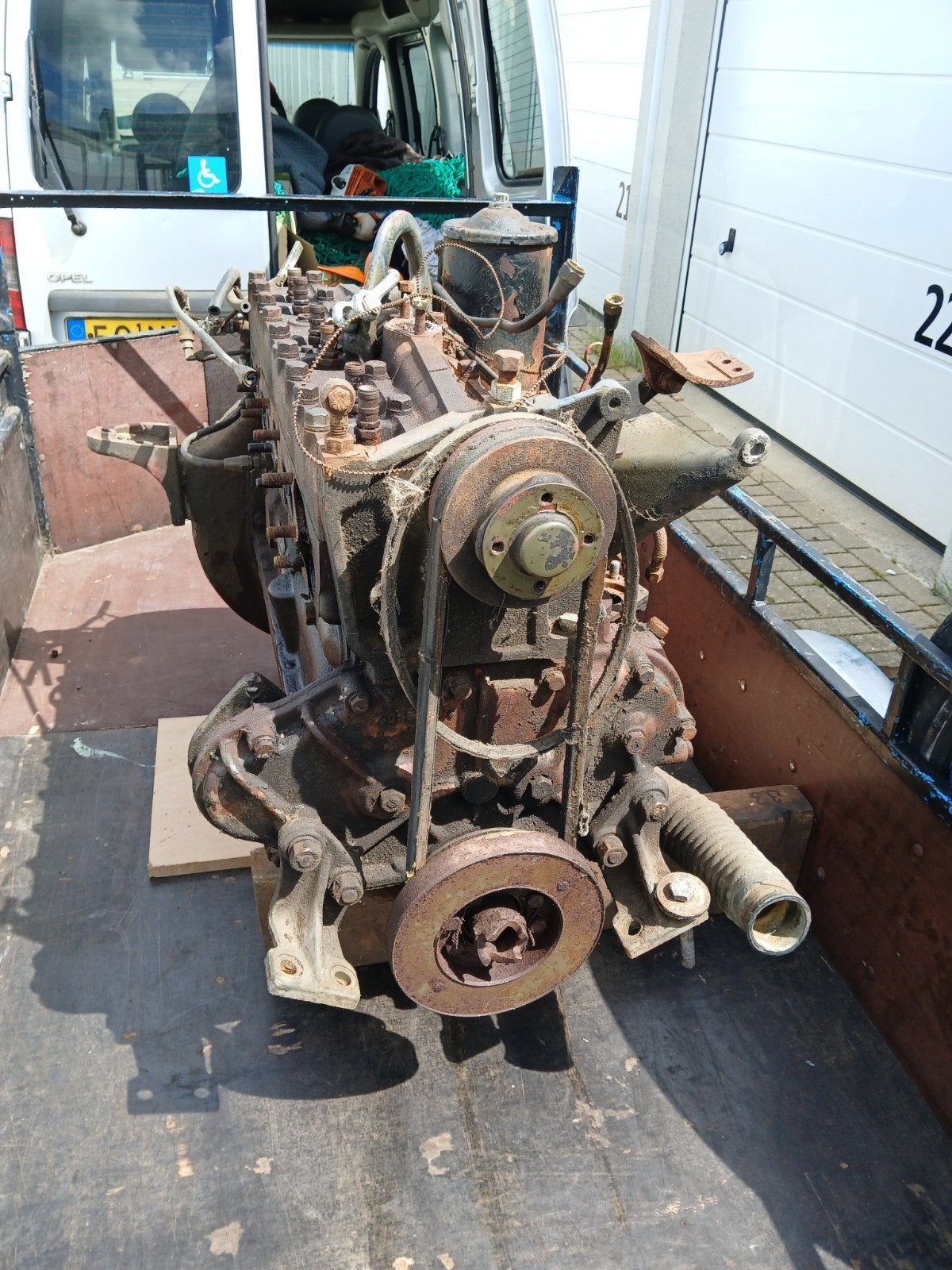 daf ya 126 motorblok, Verzamelen, Ophalen, Landmacht, Nederland