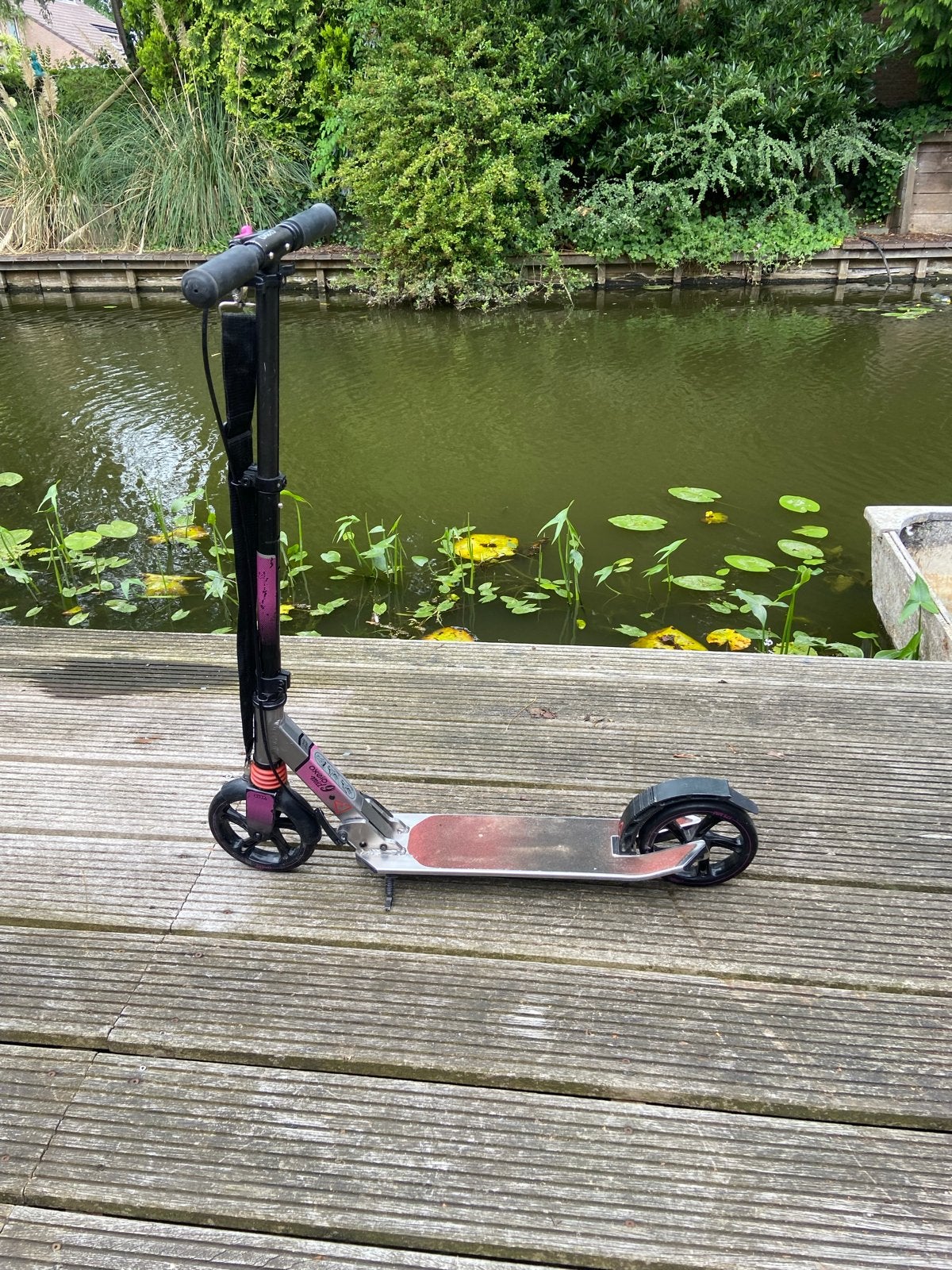 Roze Oxelo step in goede staat, Ophalen of Verzenden, Gebruikt, Gewone step