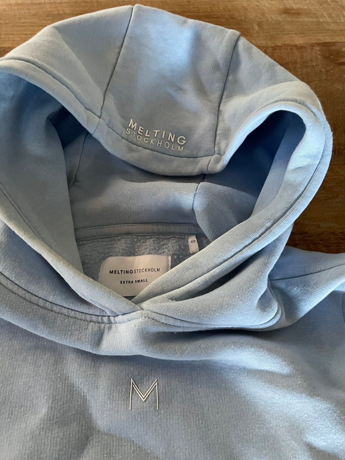 Hoodie Melting Stockholm maat xs, Ophalen of Verzenden, Zo goed als nieuw, Maat 34 (XS) of kleiner, Blauw