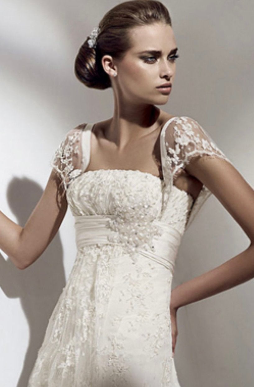 Elie Saab trouwjurk, Nerta, Ophalen of Verzenden, Gedragen, Wit, Trouwjurk