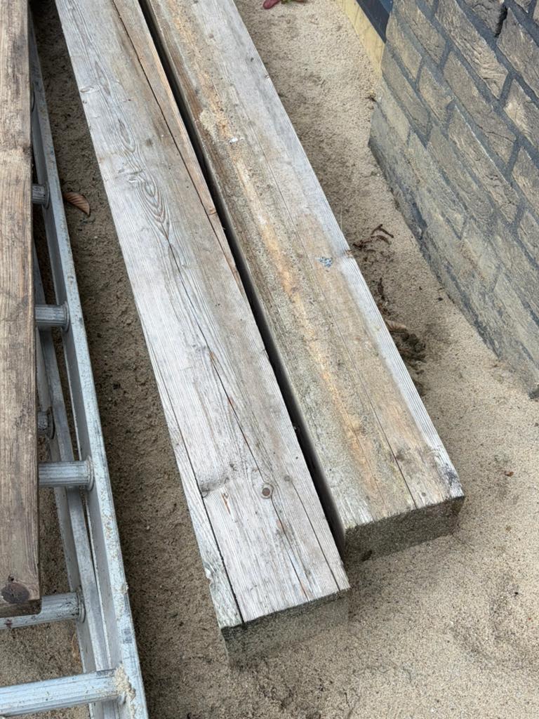 Gelamineerde balken, Ophalen, Gebruikt, 250 tot 300 cm, 50 mm of meer