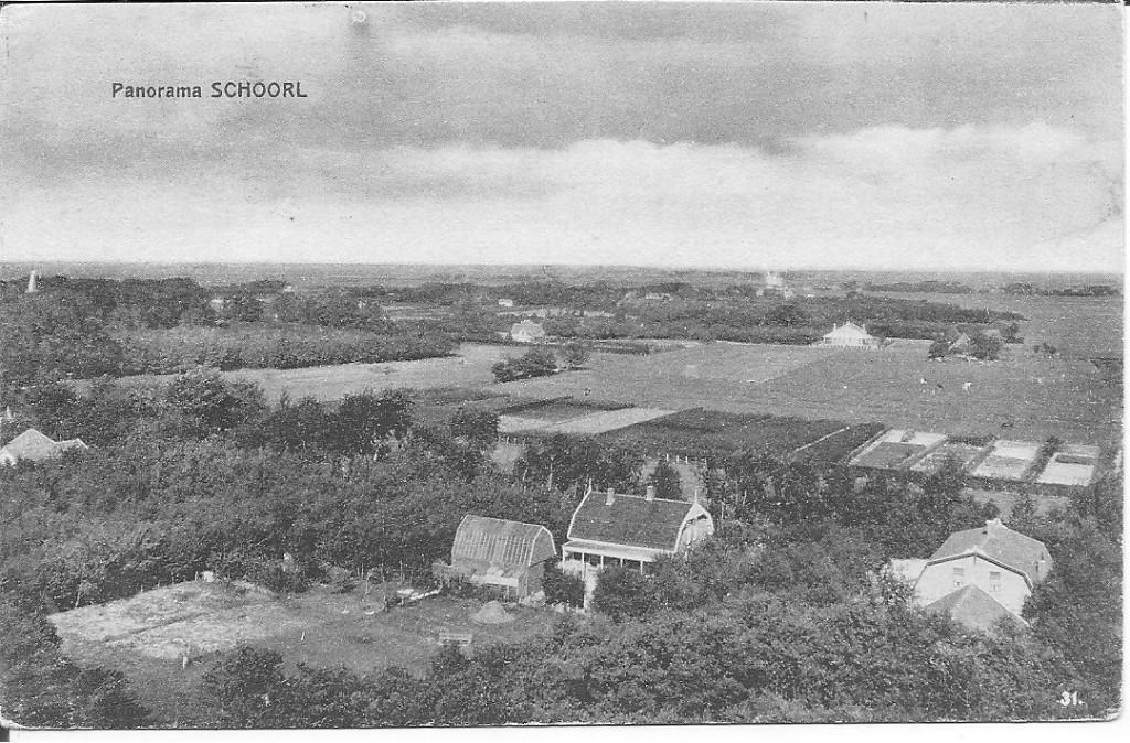 Panorama Schoorl - Oude Ansichtkaart uit 1925, Ophalen of Verzenden, 1920 tot 1940, Gelopen, Noord-Holland