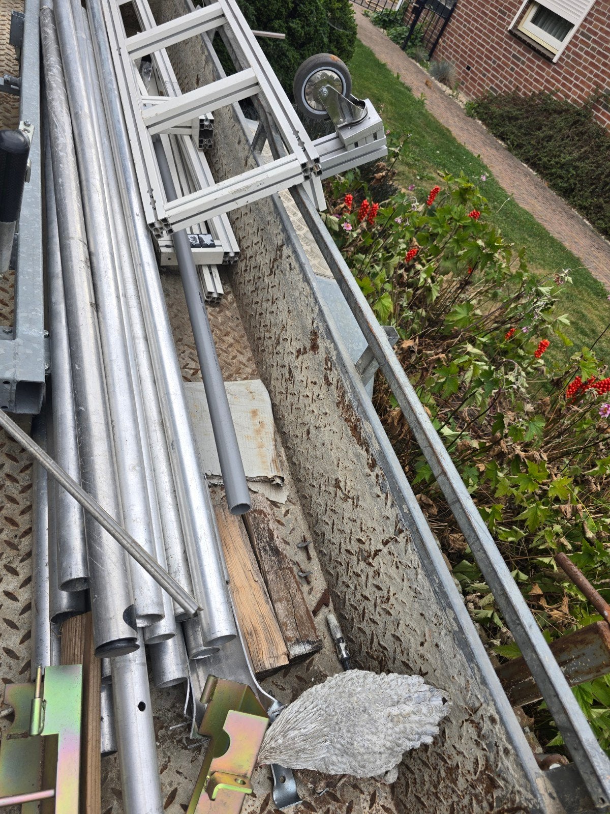 Aluminium buizen 48mm - diverse lengtes, Ophalen of Verzenden, Gebruikt, Aluminium