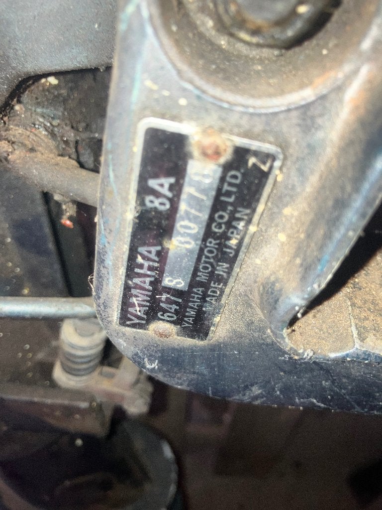 Yamaha 8A buitenboordmotor 8 PK kortstaart onderdelen / boot, Watersport en Boten, Bootonderdelen, Ophalen, Gebruikt, Motor en Techniek