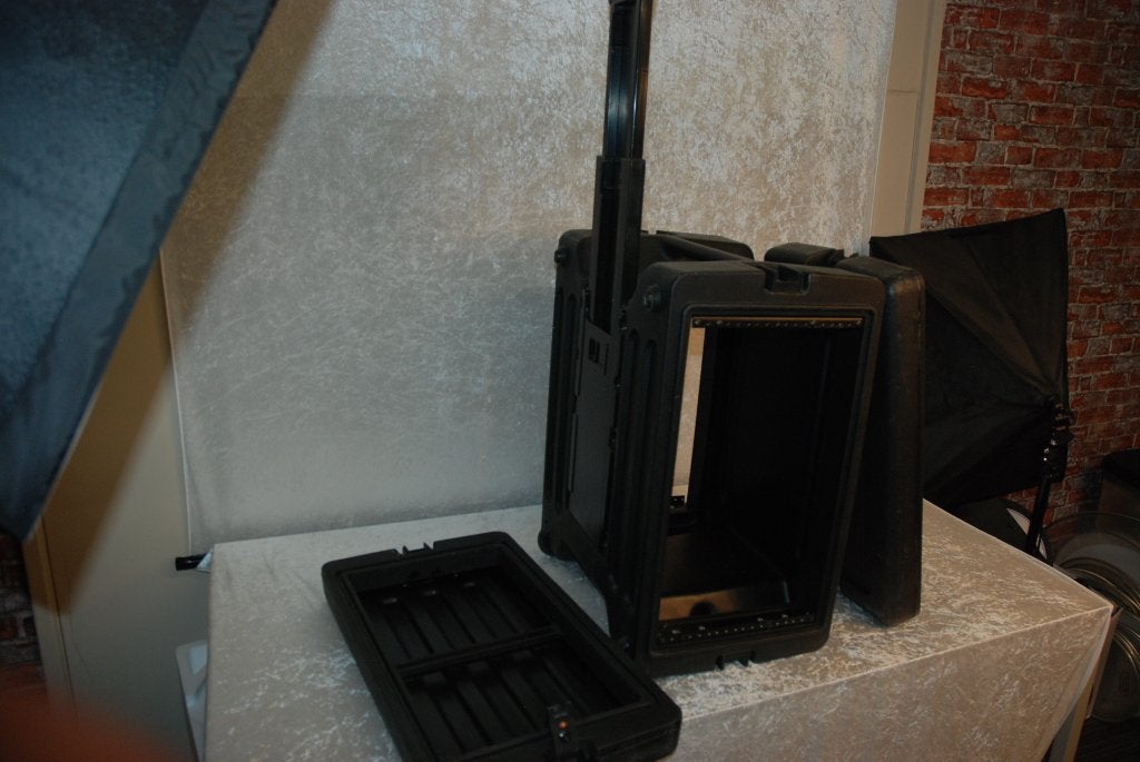 SKB 19 inch flightcase op wielen als trolley  <26260247>, Gebruikt, ., Drums of Percussie, Ophalen of Verzenden