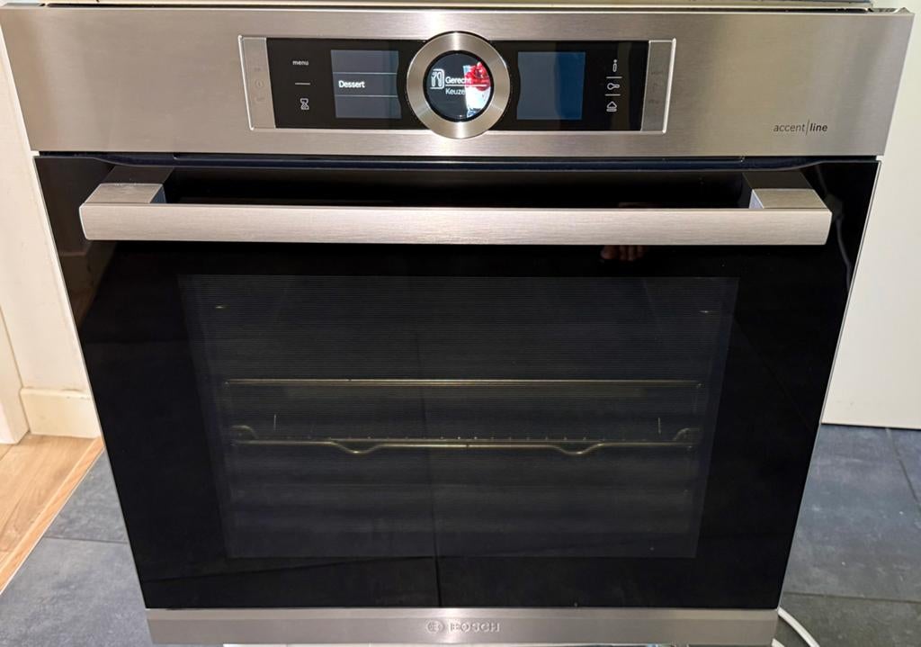 ZGAN! Luxe BOSCH inbouw Combi-OVEN/Stoomoven HSG856XS1, Witgoed en Apparatuur, Ovens, Hete lucht, Inbouw, Bosch, Ophalen of Verzenden
