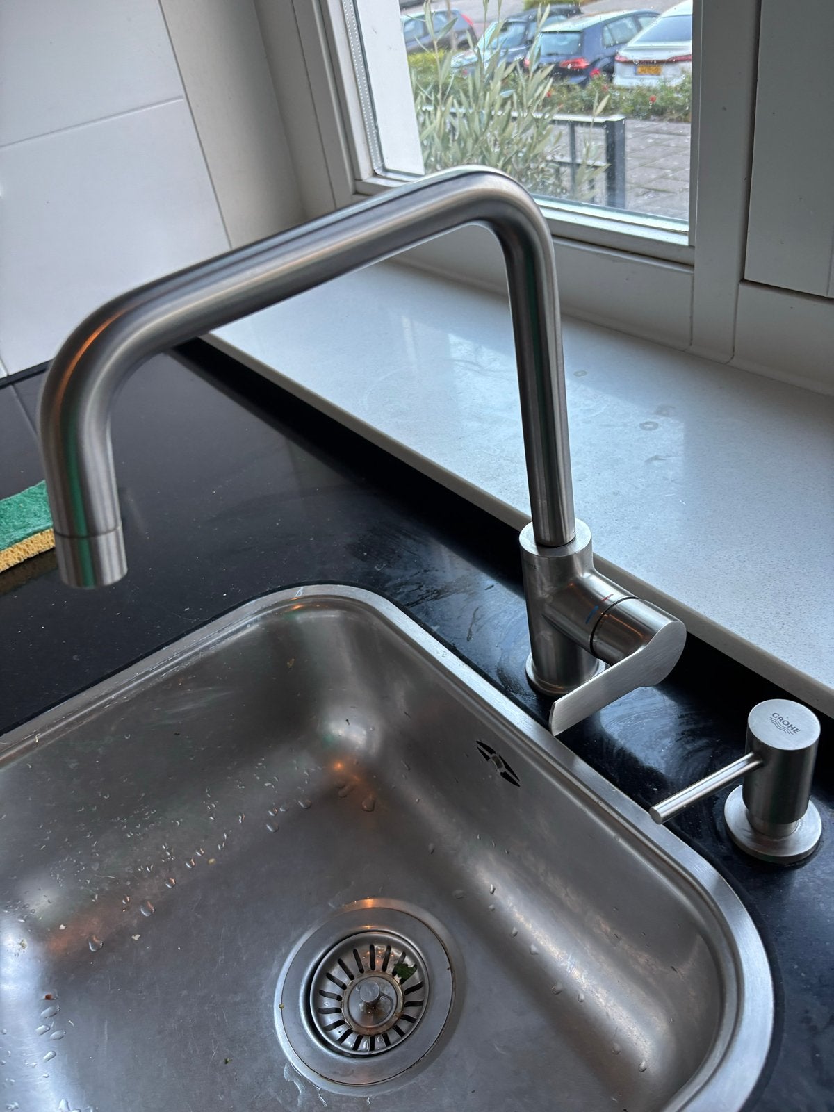 Grohe QuickFix Start Keukenmengkraan Messing, Ophalen, Zo goed als nieuw