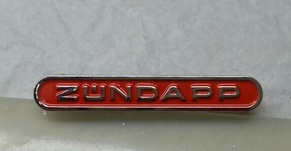ZUNDAPP script logo Pin KS 50 100 125 517 CS GT GTS janus, Ophalen of Verzenden, Nieuw
