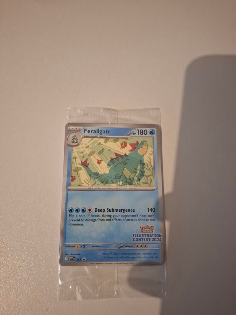 Pokémon Illustration Contest 2024 Sealed Promo's, Ophalen of Verzenden, Nieuw, Losse kaart