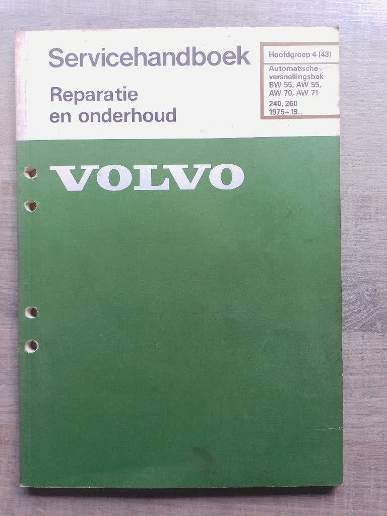 Volvo 240 260 dealer werkplaatsboeken Automaat bak, Ophalen of Verzenden, Gelezen, Volvo