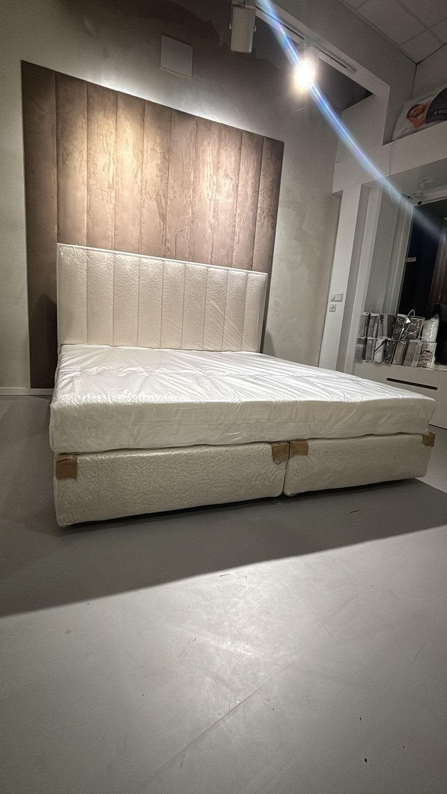 Boxspring 180x200 TEDDY Op=Op €749,99, Verzenden, 180 cm, Stof, Nieuw
