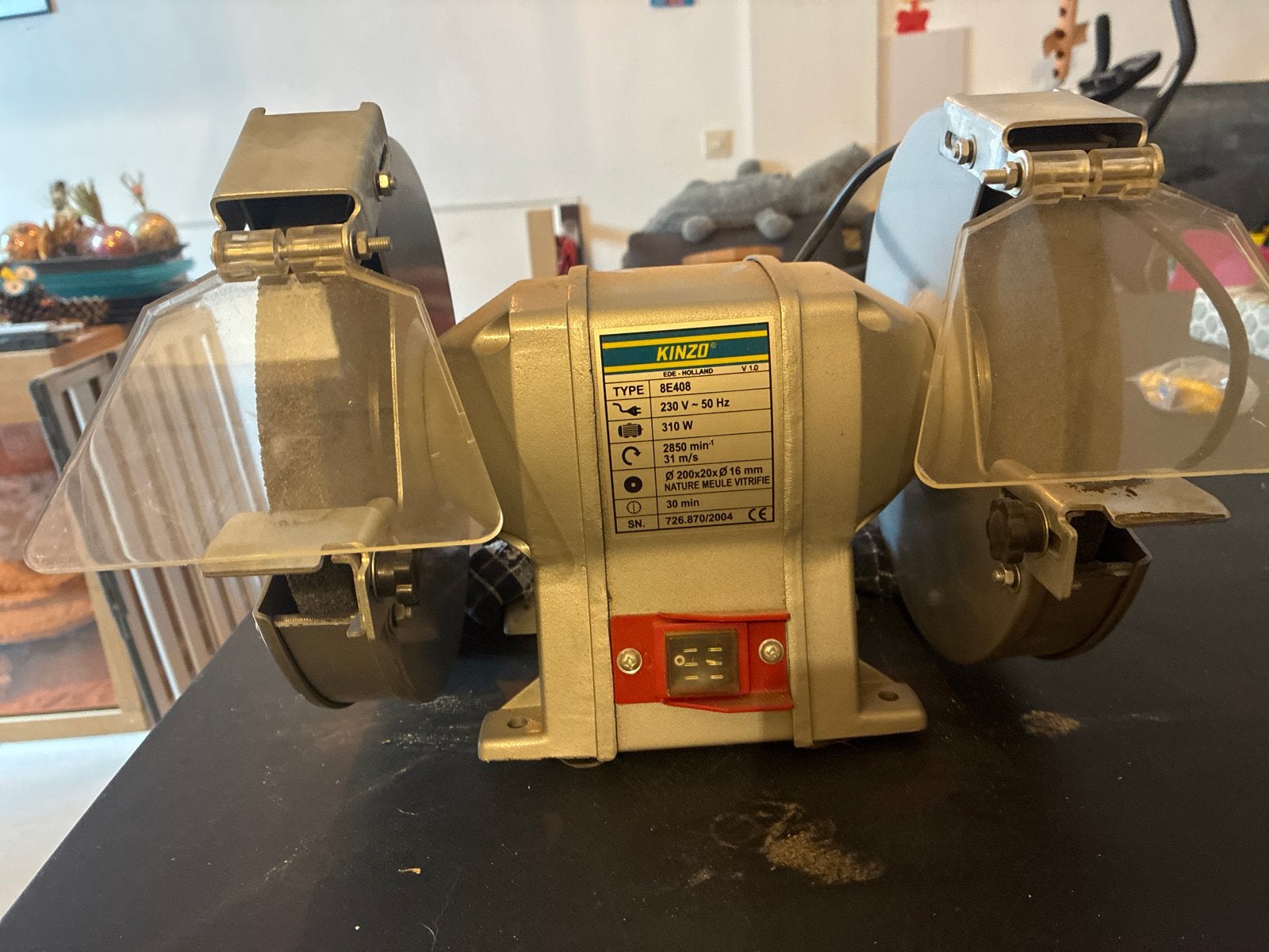 Kinzo Slijpmachine 310W - Type BE400, Ophalen, Gebruikt, Minder dan 600 watt, Overige typen