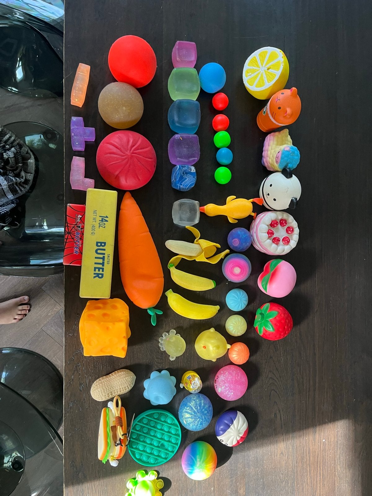 Grote collectie stressballen en fidget toys, Ophalen, Gebruikt, Jongen of Meisje