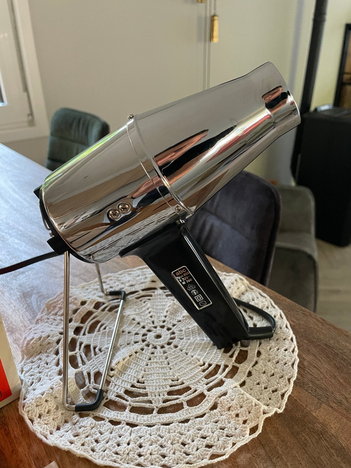 Vintage ABC haardroger type 855 uit de jaren '70, Ophalen, Gebruikt, Föhn of Haardroger
