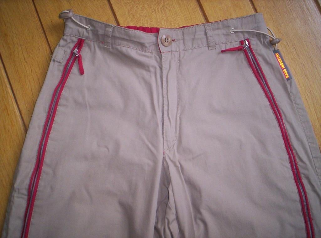 RAGS broek kaki met rode bies maat 146, Broek, Meisje, Rags, Ophalen of Verzenden