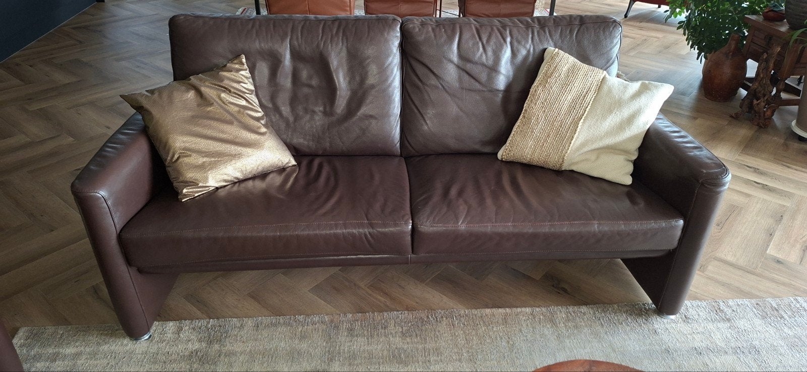 PrijsVERLAAGD mooi, 3zits bank 188cm en 2fautuils 78cm breed, Ophalen of Verzenden, 75 tot 100 cm