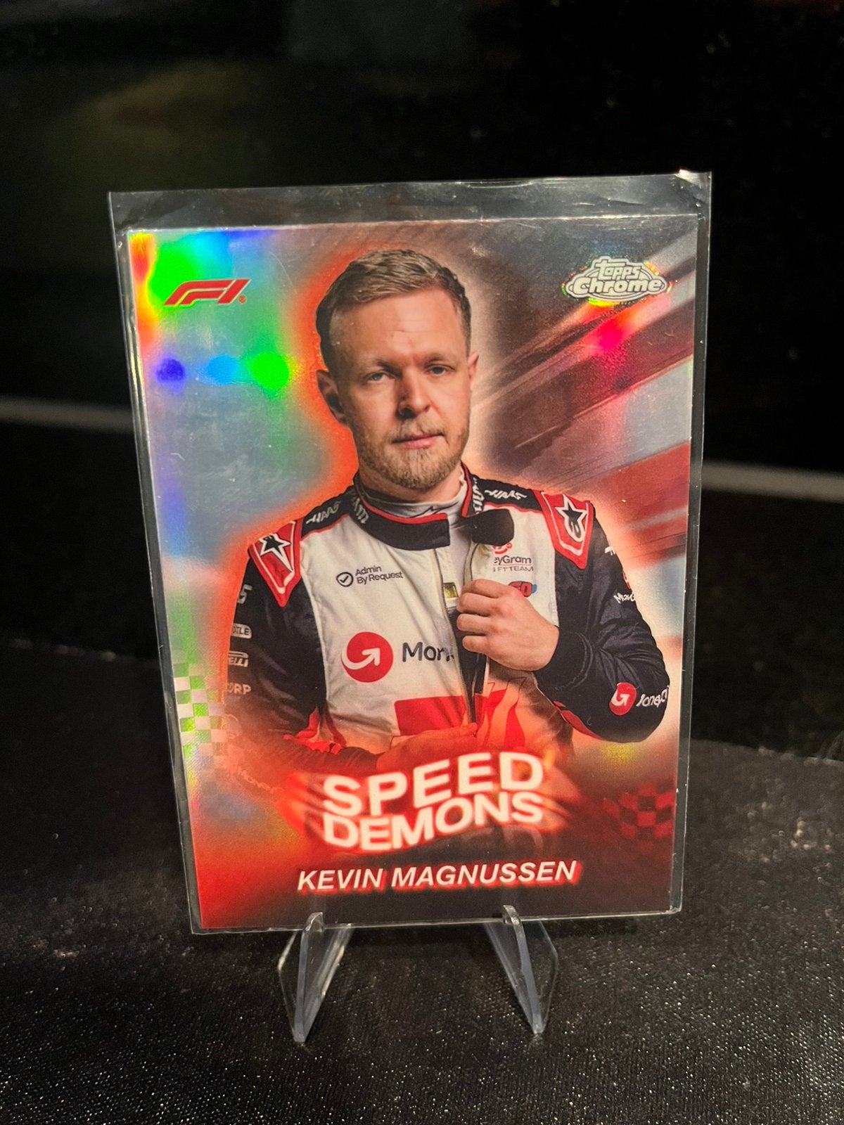 Topps Chrome F1 Kevin Magnussen Speed Demons, Ophalen of Verzenden, Zo goed als nieuw, Plaatje