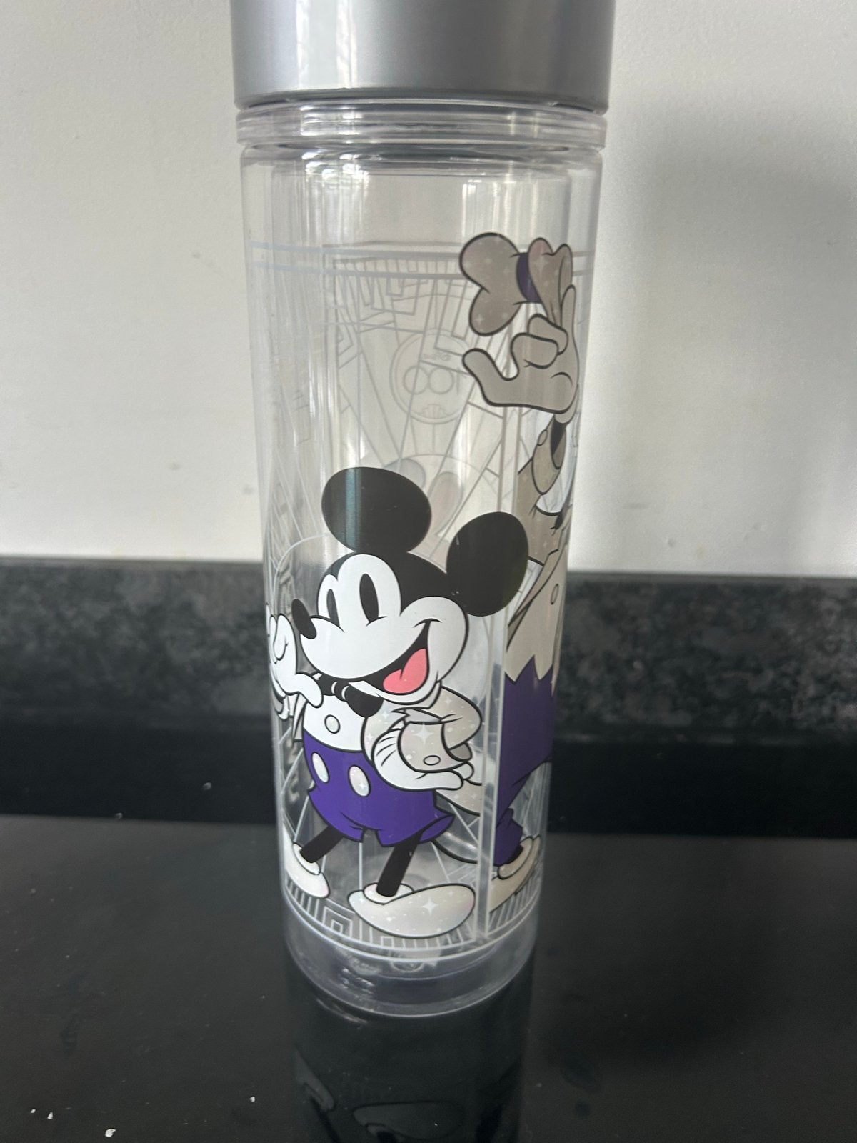 Nieuwe dubbelwandige Disney fles - Disneyland Parijs, Ophalen of Verzenden, Mickey Mouse, Nieuw, Servies