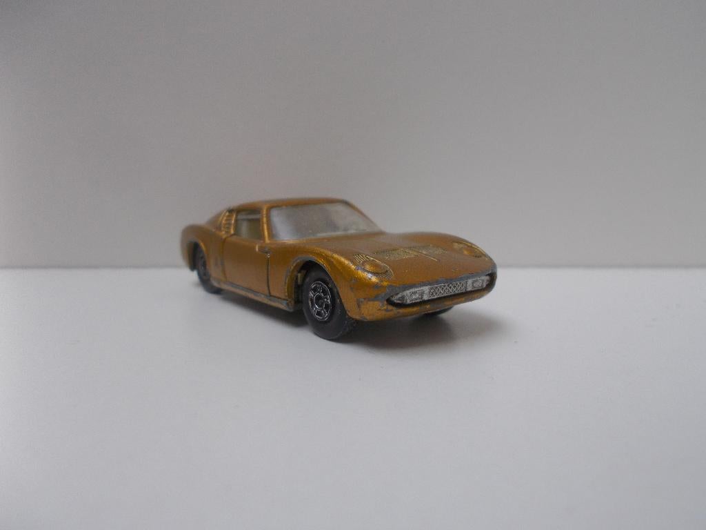 6190 Lamborghini Miura Lesney Matchbox Superfast No 33, Ophalen of Verzenden, Gebruikt, Auto