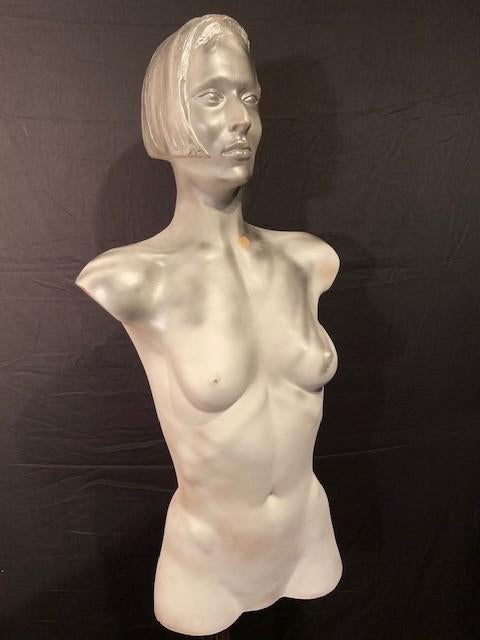 Vintage handgemaakte mannequin vrouwen torso, Aad Verboom, Antiek en Kunst, Kunst | Beelden en Houtsnijwerken, Ophalen of Verzenden