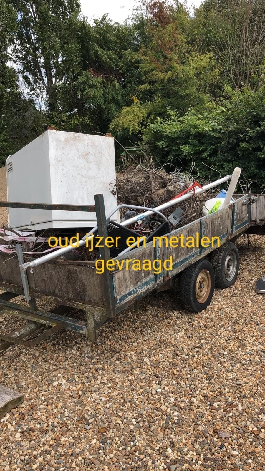 oud ijzer en metalen gevraagd  - gratis ophaaldienst, Ophalen, Gebruikt, IJzer