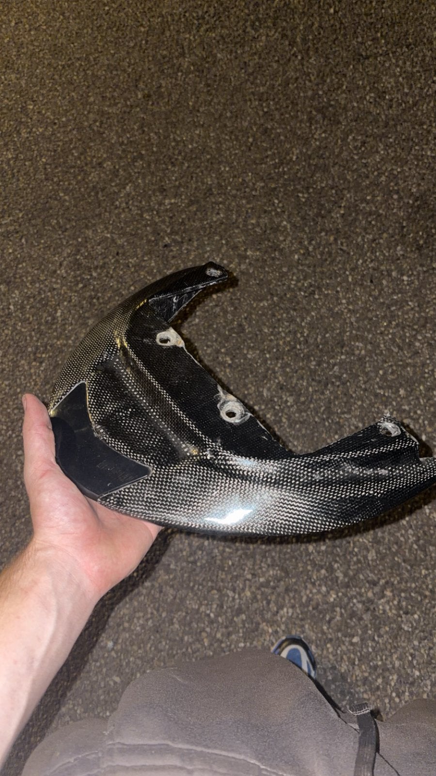 Zip carbon spoiler, Ophalen of Verzenden, Zo goed als nieuw