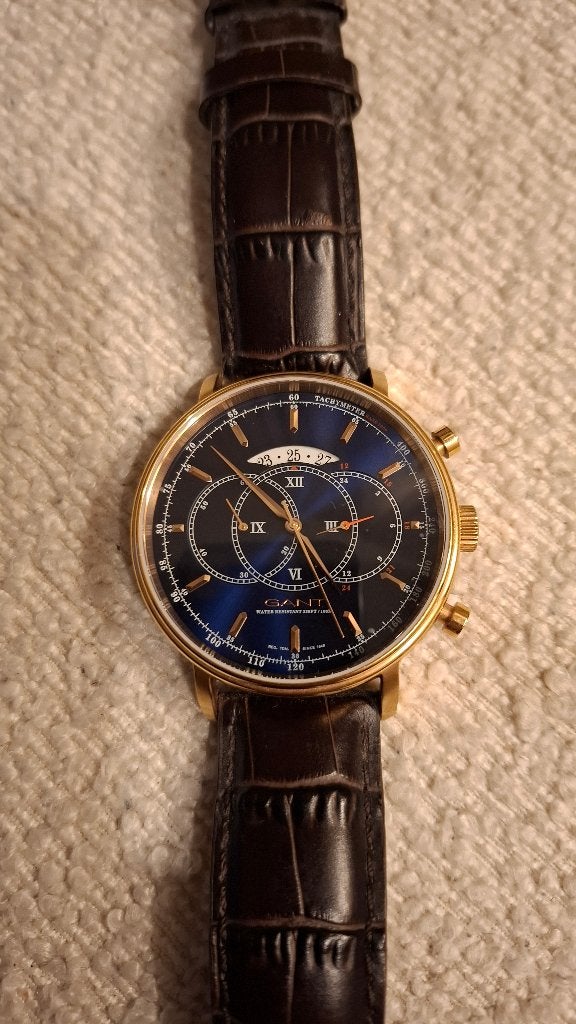 Gant Herenhorloge, Overige merken, Polshorloge, Ophalen of Verzenden, Zo goed als nieuw