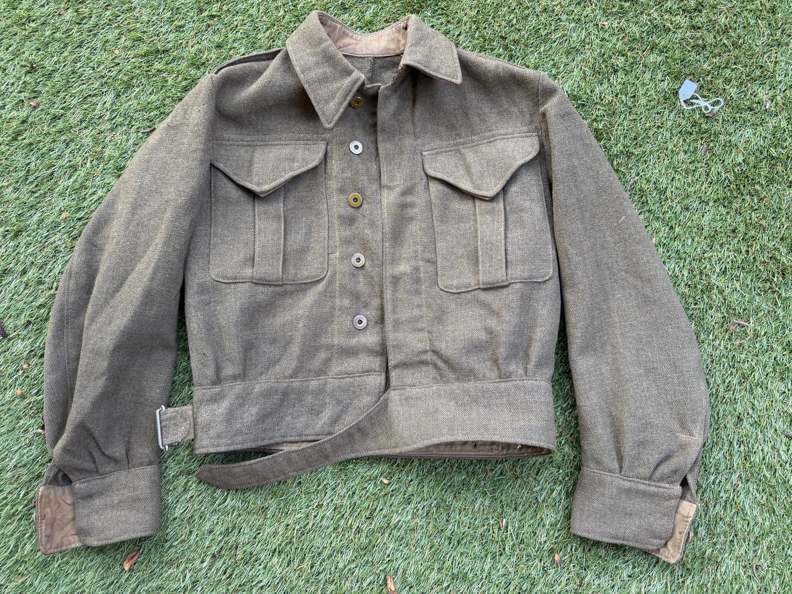 Canadese Wo2 Battledress jas vroeg model, Ophalen of Verzenden, Landmacht, Engeland, Kleding of Schoenen