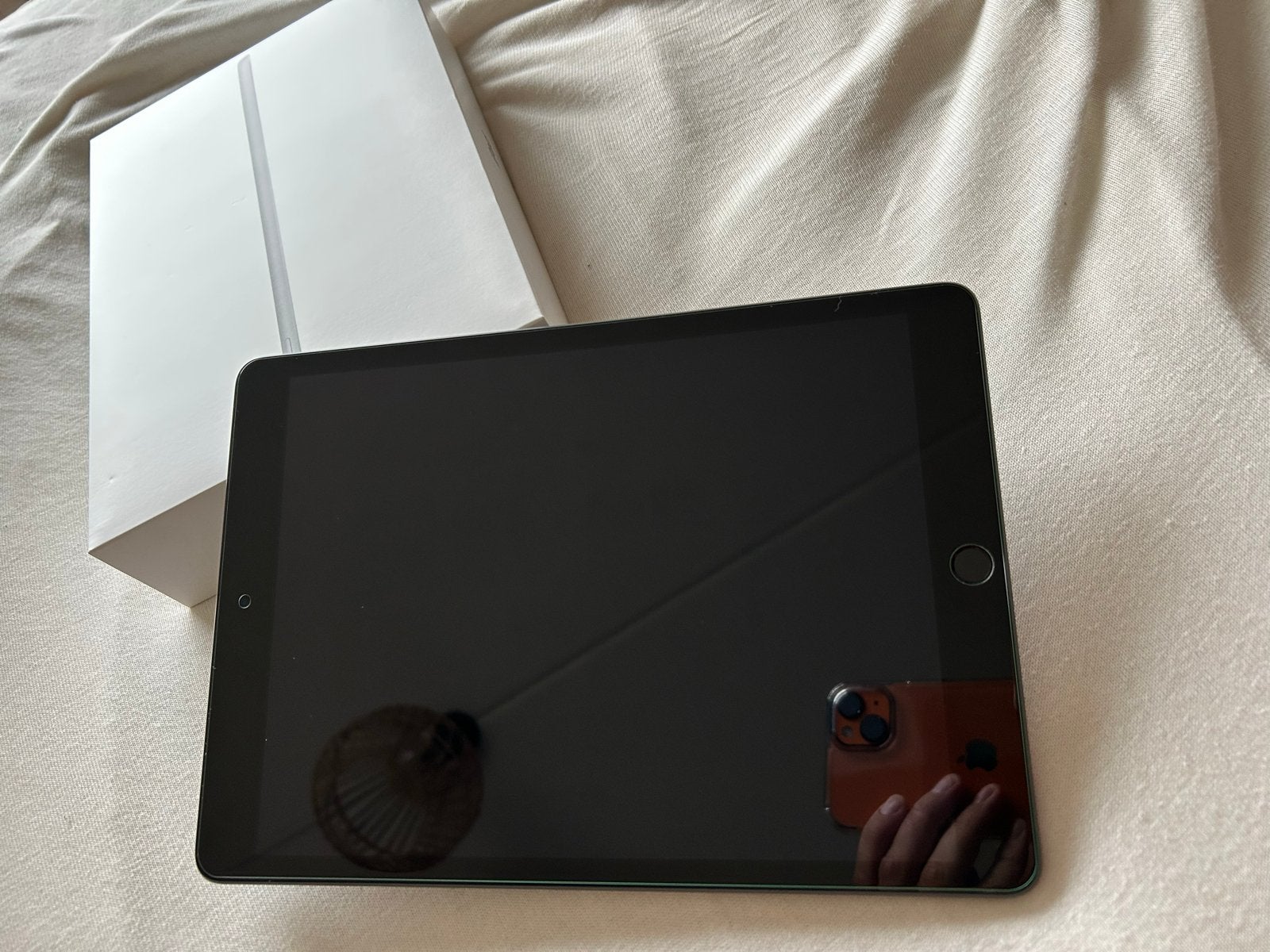 iPad 9e generatie 64GB Zo goed als nieuw met Pencil, Apple iPad, Zo goed als nieuw, Wi-Fi, Ophalen