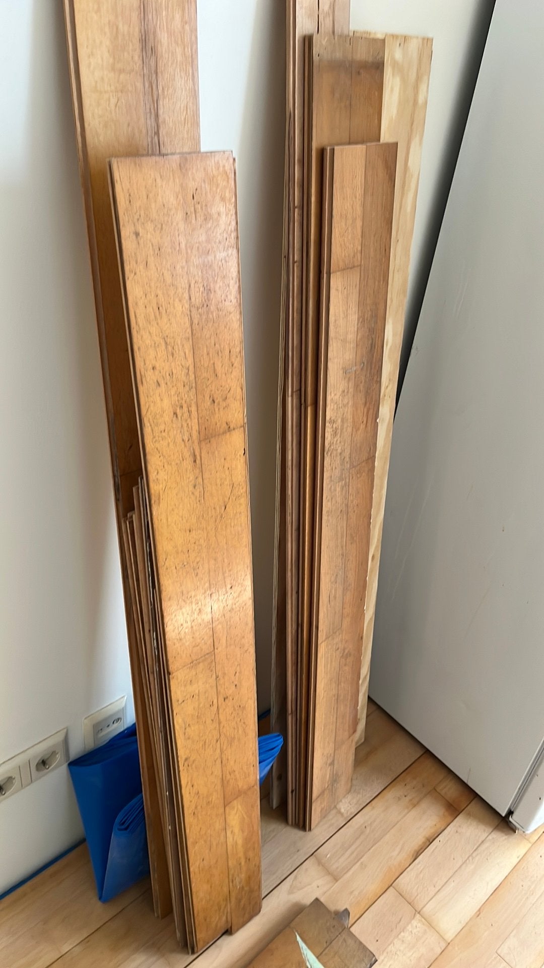 Restje massief eikenhouten planken, Ophalen, Gebruikt, Minder dan 25 mm, Eiken