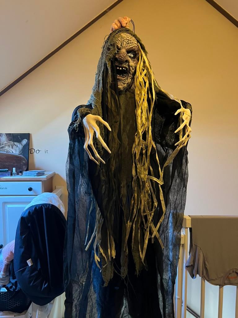 Halloween heks, Ophalen of Verzenden, Zo goed als nieuw, Halloween of Griezel