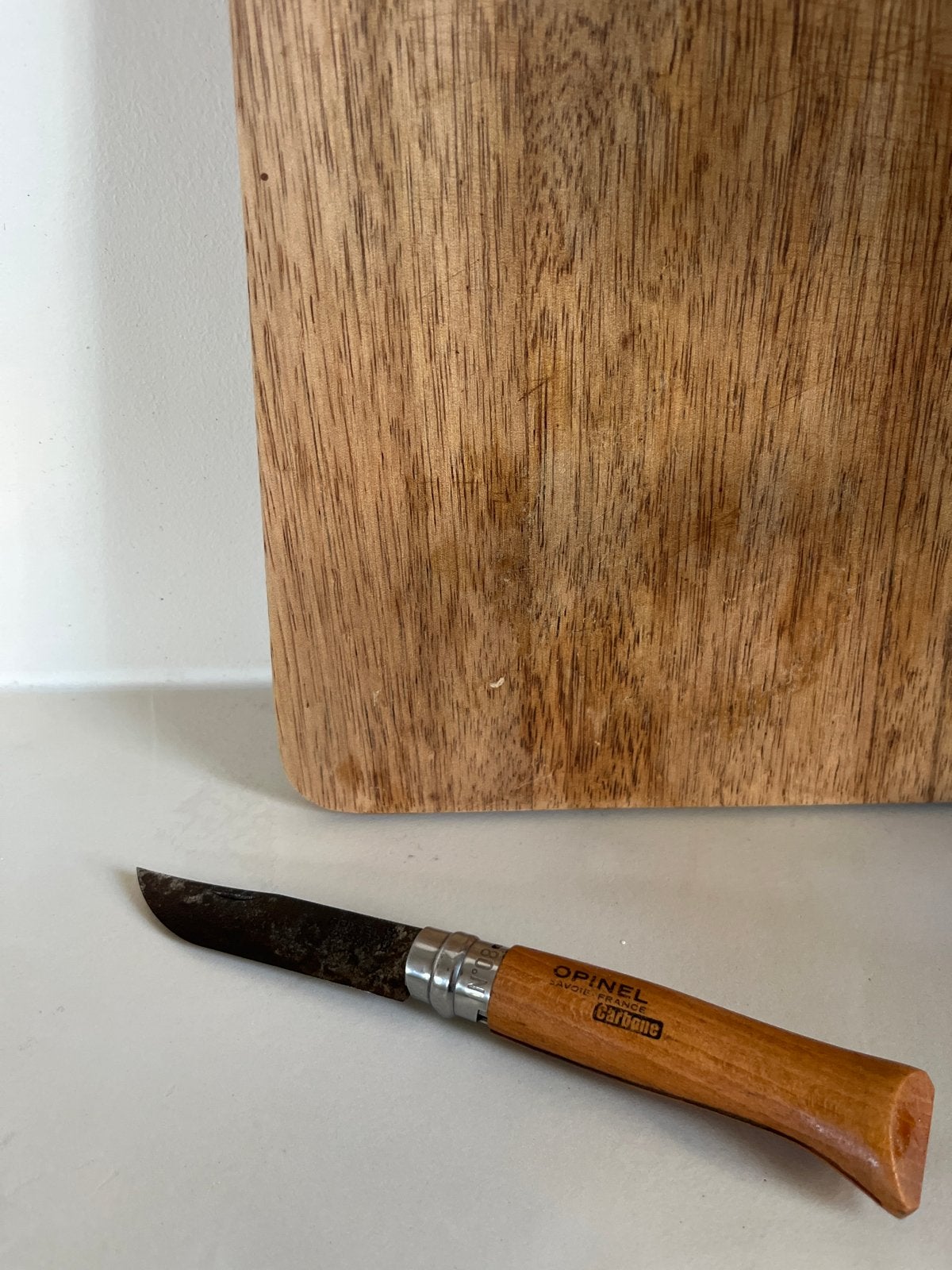 Opinel nr. 8 Carbon Zakmes, Ophalen of Verzenden